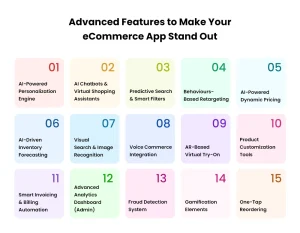 Advanced Features to Make Your eCommerce App Stand Out