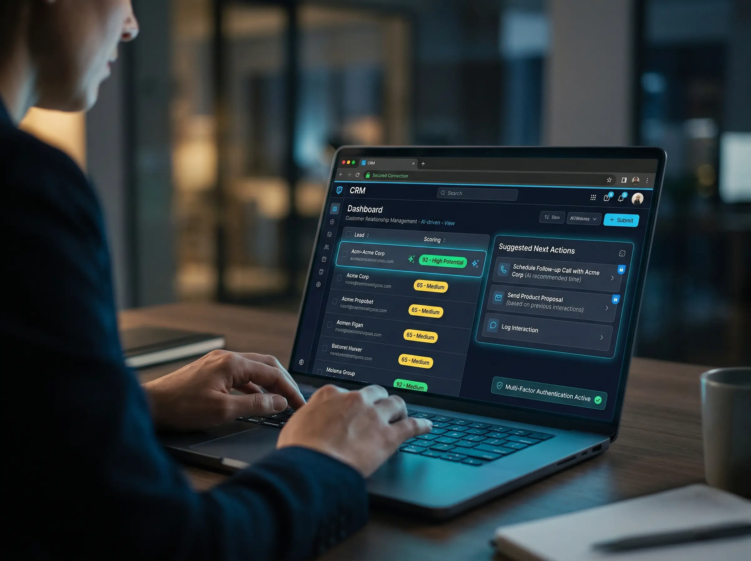 Improving Sales Efficiency with an AI-Enabled CRM Platform