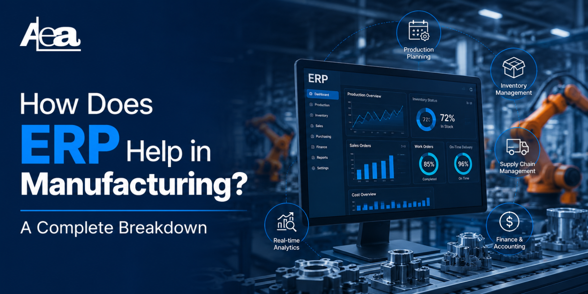 How Does ERP Help in Manufacturing
