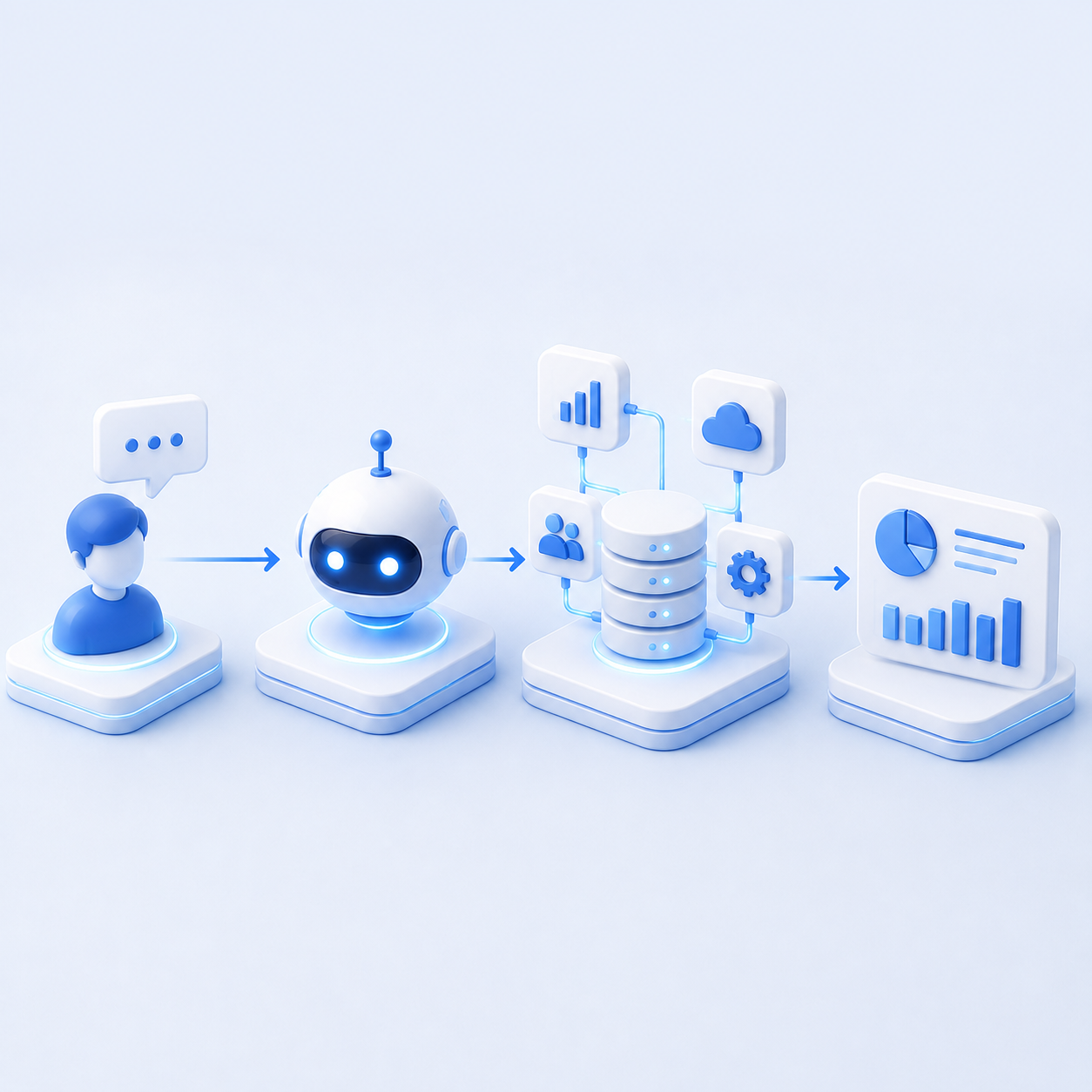 Voice-first AI platform connecting users with enterprise systems