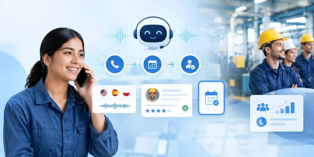 From 3 Weeks to 1 Week: AI Hiring Agent Scales Manufacturing Workforce by 400 Employees